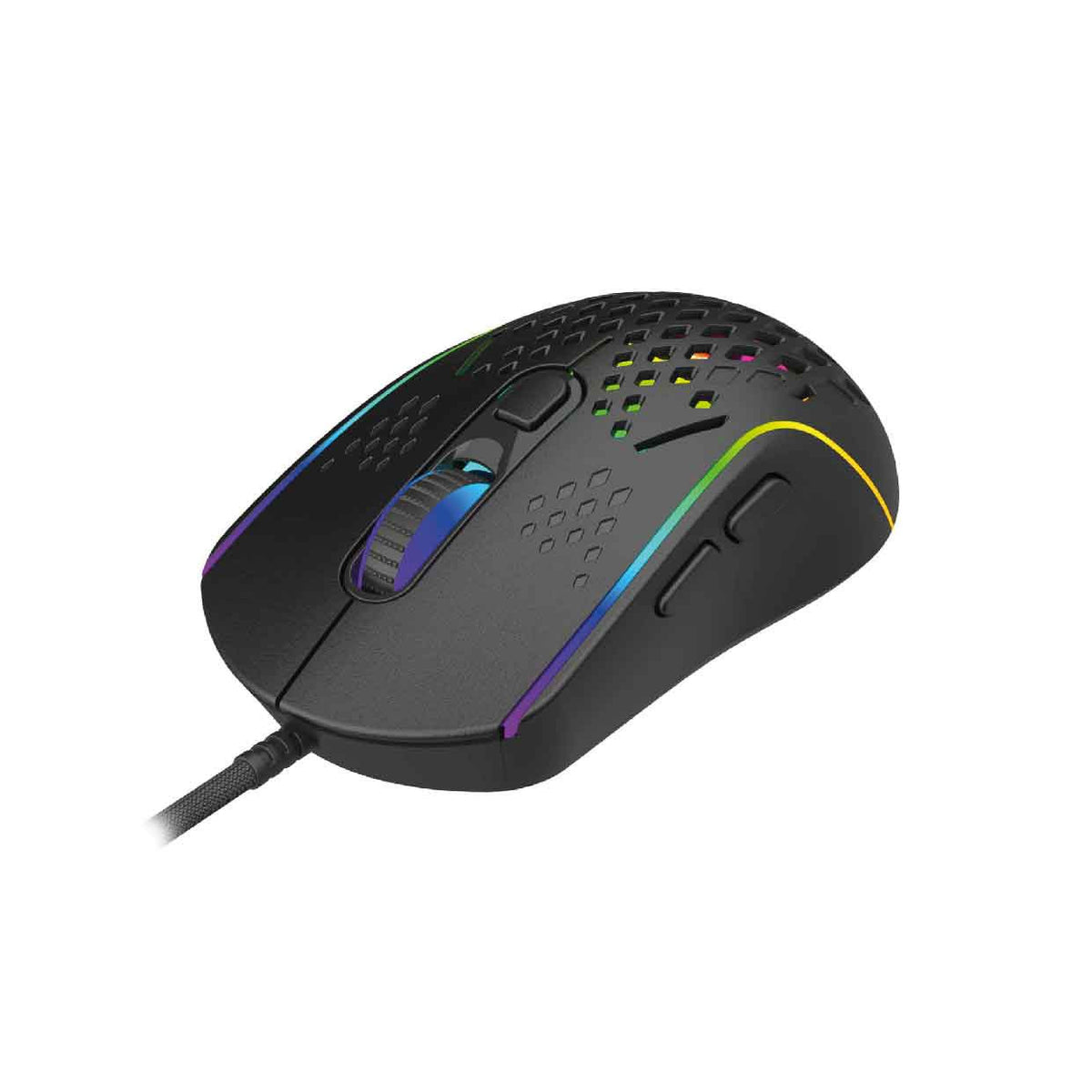 Laser RGB Lightweight Gaming Mouse - Black V1031-MSE-M1210-BK