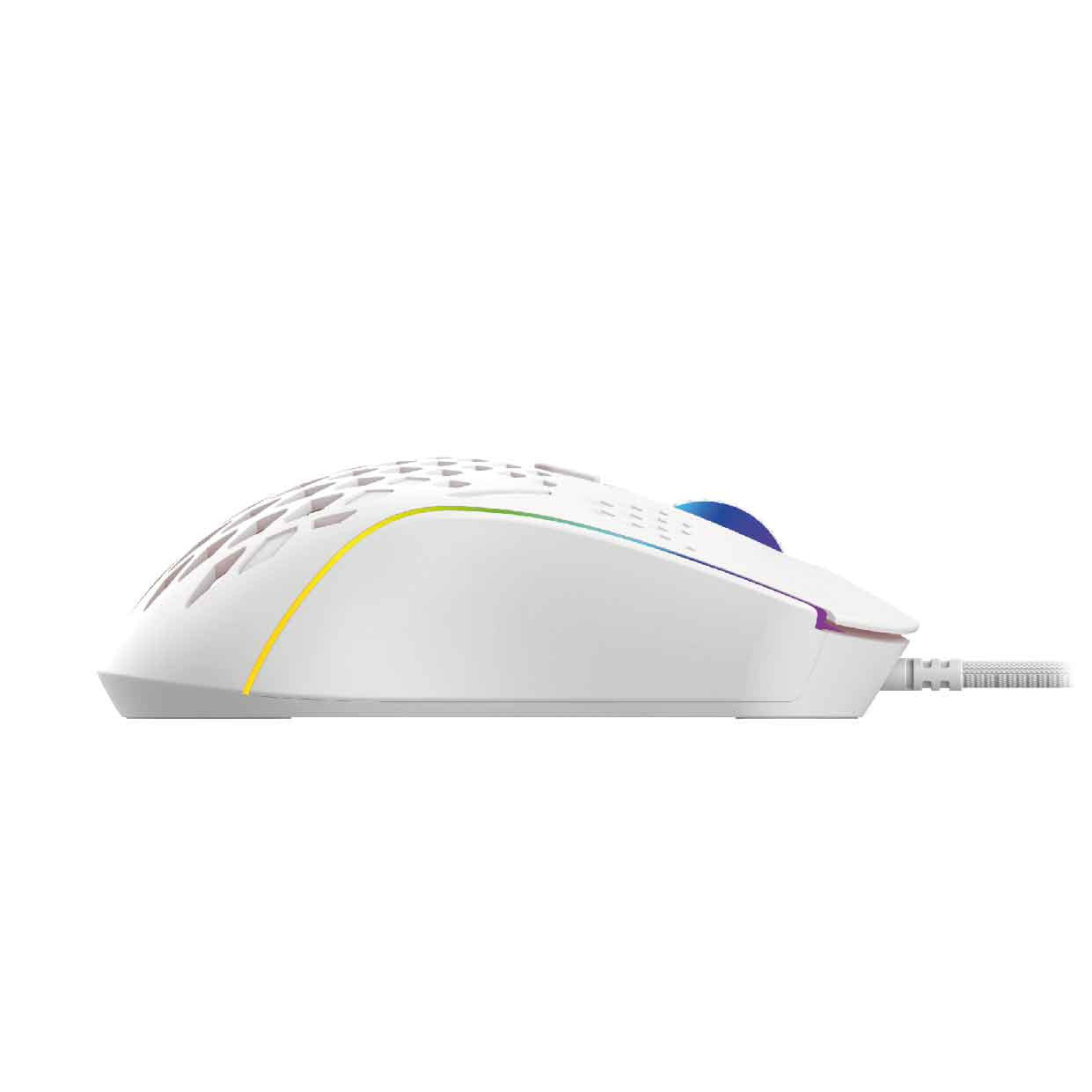 Laser RGB Lightweight Gaming Mouse White V1031-MSE-M1210-WH