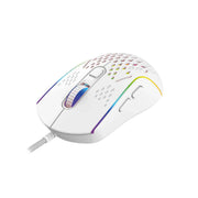 Laser RGB Lightweight Gaming Mouse White V1031-MSE-M1210-WH