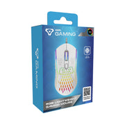 Laser RGB Lightweight Gaming Mouse White V1031-MSE-M1210-WH