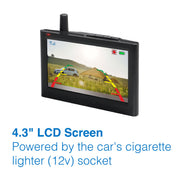 Laser 4.3" Wireless Solar Parking Camera with Monitor V1031-NAVC-RCMS-999