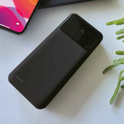 Laser 10000mAh Powerbank 18W PD with LED Indicator Black V1031-PB-10K24BK-712