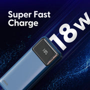 Laser 10000mAh Powerbank 18W PD with LED Navy V1031-PB-10K24NA-736