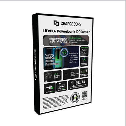 ChargeCore SafeCharge Max 10K - Black V1031-PB-10LFBK-969