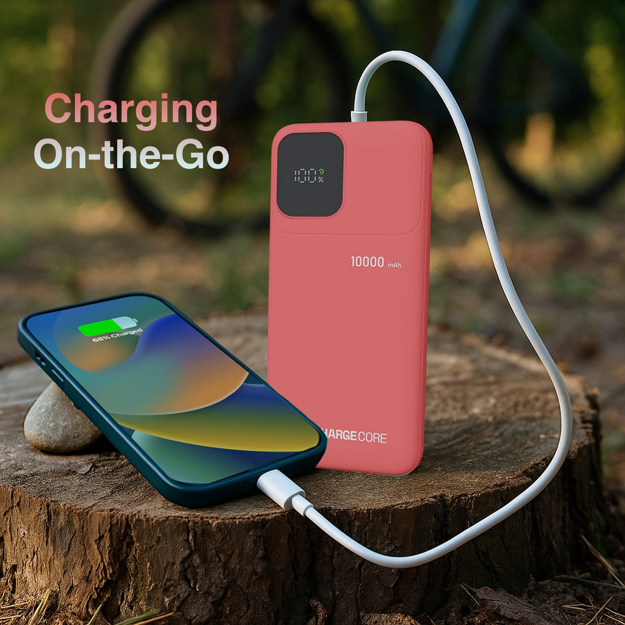 ChargeCore SafeCharge Max 10K - Sunset Coral V1031-PB-10LFSU-983