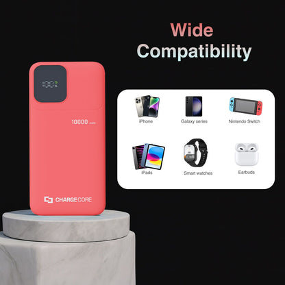 ChargeCore SafeCharge Max 10K - Sunset Coral V1031-PB-10LFSU-983