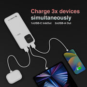 ChargeCore SafeCharge Max 10K - White V1031-PB-10LFWT-990