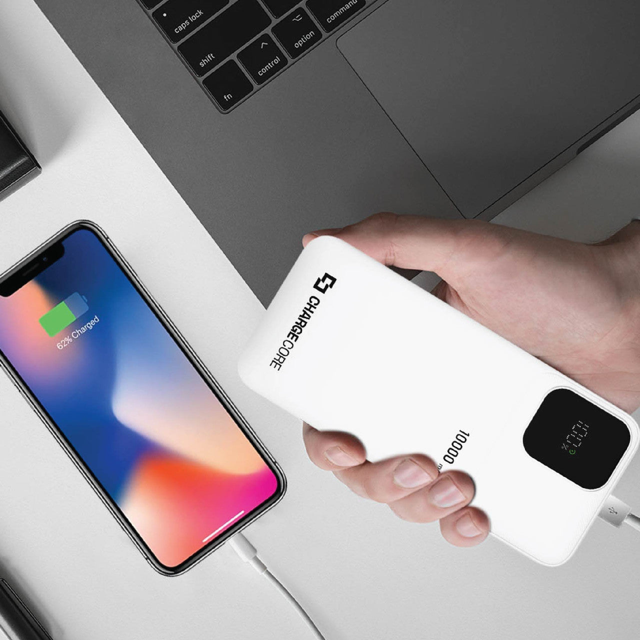 ChargeCore SafeCharge Max 10K - White V1031-PB-10LFWT-990