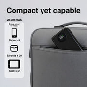 Laser 20000mAh Powerbank Battery Display Black V1031-PB-20K25BK-809
