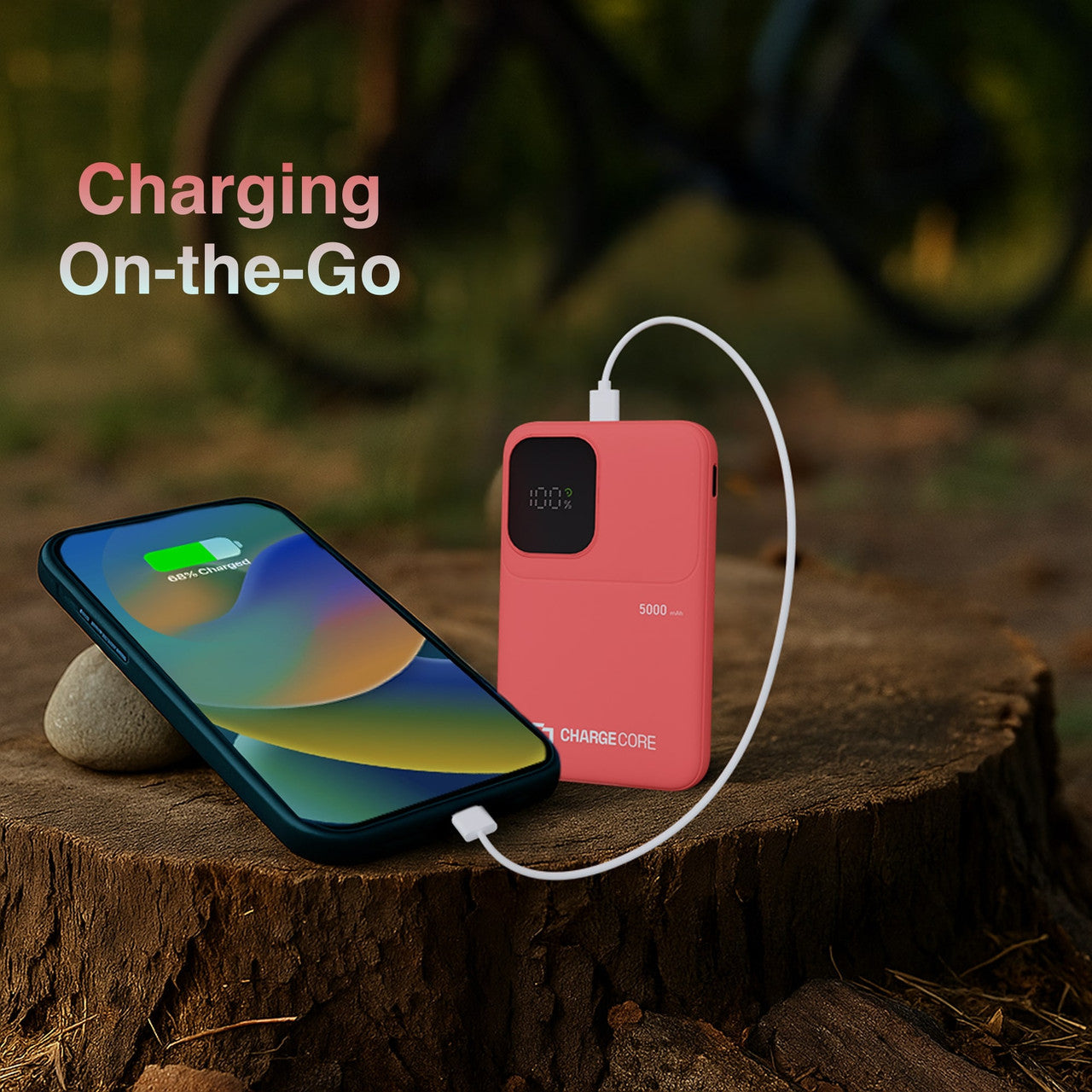 ChargeCore SafeCharge Max 5K - Sunset Coral V1031-PB-5KLFSU-041