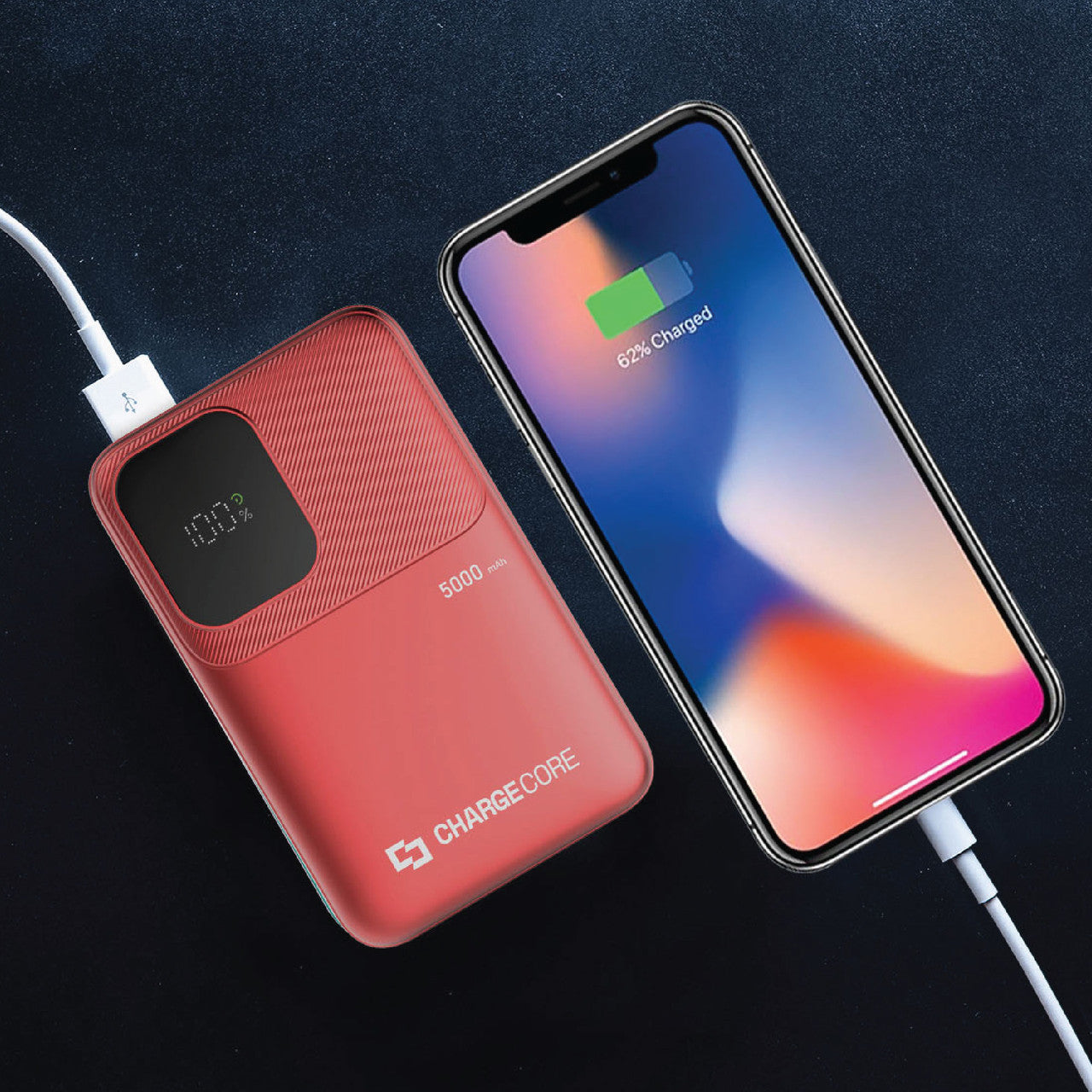 ChargeCore SafeCharge Max 5K - Sunset Coral V1031-PB-5KLFSU-041