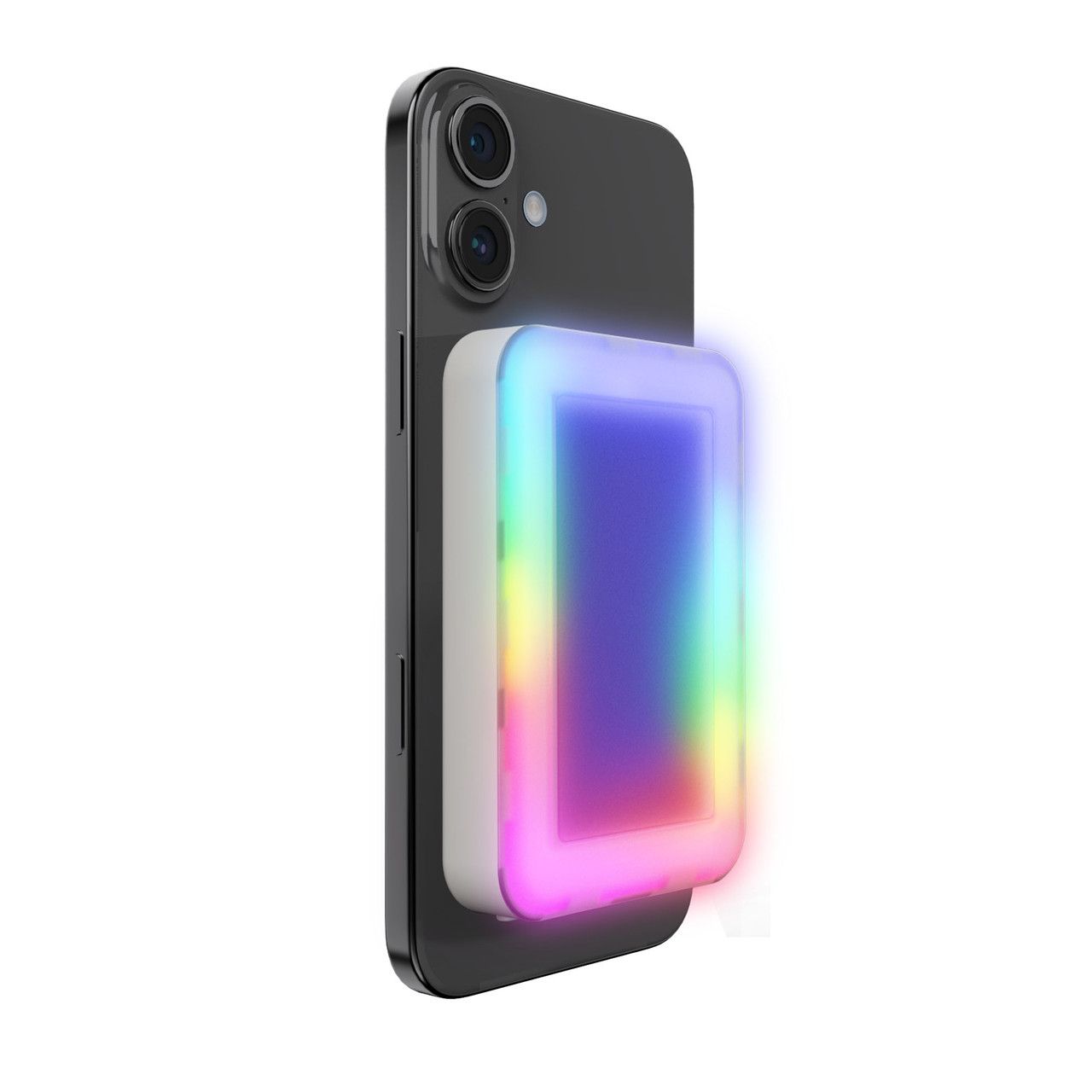 Laser ChargeCore 5000mAh Selfie Powerbank - White V1031-PB-5MLED-129