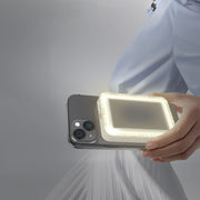 Laser ChargeCore 5000mAh Selfie Powerbank - White V1031-PB-5MLED-129