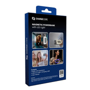 Laser ChargeCore 5000mAh Selfie Powerbank - White V1031-PB-5MLED-129