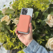 Laser 5000mAh Magnetic Wireless Power Bank Peach V1031-PB-5MSPE-798