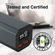 Laser 100W PD 20000mAh Laptop Power Bank Black V1031-PB-PD100W-491