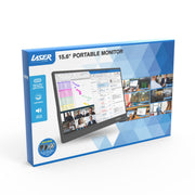 Laser 15.6 Inch Portable Monitor with USB-C and HDMI V1031-PC-15PTMB-209