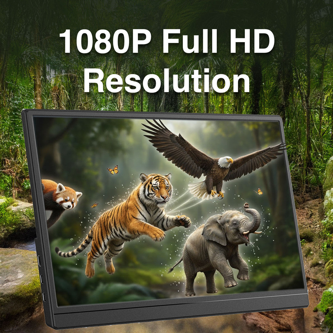 Laser 15.6 Portable Monitor with touch screen V1031-PC-16PTMB-011