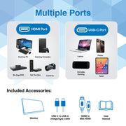Laser 15.6 Portable Monitor with touch screen V1031-PC-16PTMB-011