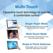 Laser 15.6 Portable Monitor with touch screen V1031-PC-16PTMB-011