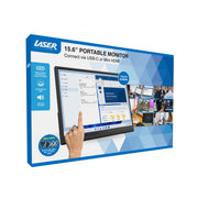 Laser 15.6 Portable Monitor with touch screen V1031-PC-16PTMB-011