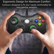 Laser Gaming Wired PC Controller - Black V1031-PCO-AGAMEC-BK