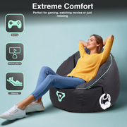 Laser Gaming Bean Bag with Pocket & Headphone Strap V1031-PCO-TUBEB-555