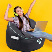 Laser Gaming Bean Bag with Pocket & Headphone Strap V1031-PCO-TUBEB-555