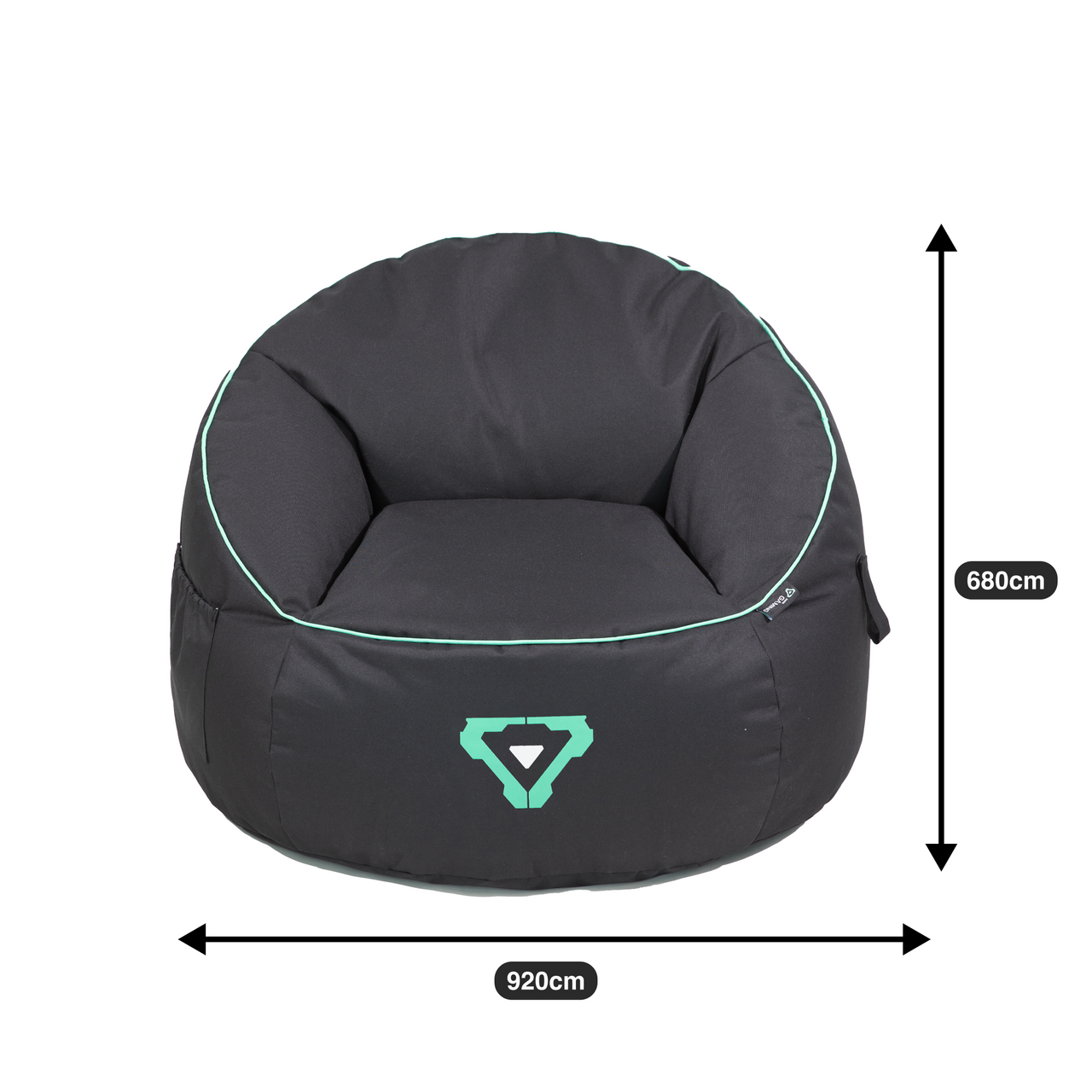 Laser Gaming Bean Bag with Pocket & Headphone Strap V1031-PCO-TUBEB-555
