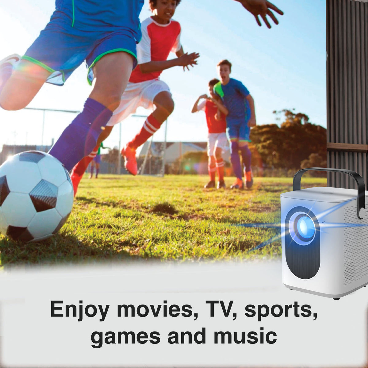Laser Cube Android Projector with 120in Screen V1031-PJ-CUFHWH-454