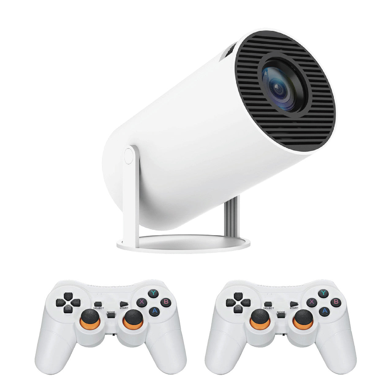 Laser Smart Projector with Games White V1031-PJ-GH50WH-202