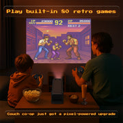 Smart Gaming Projector with 80 Games Dual Controllers V1031-PJ-GH803B-168