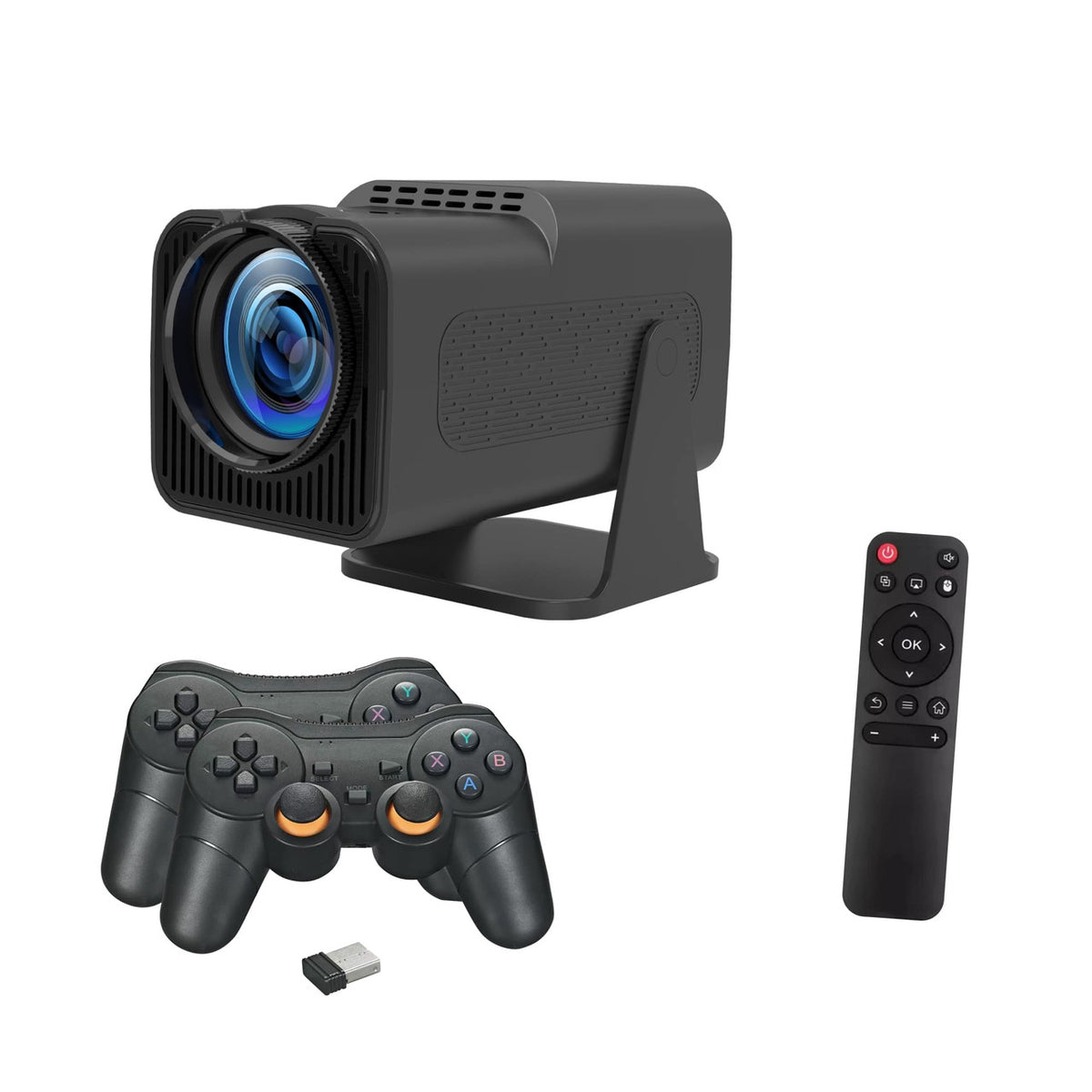 Smart Gaming Projector with 80 Games Dual Controllers V1031-PJ-GH803B-168
