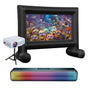 Laser 1080P Outdoor Cinema Bundle 144 Inch V1031-PJ-OBF144-670
