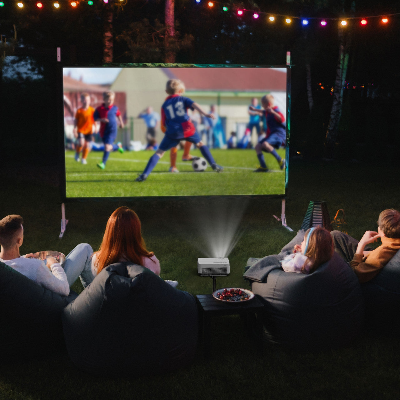 Laser 1080P Outdoor Cinema Bundle 144 Inch V1031-PJ-OBF144-670