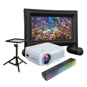 Laser 1080P Outdoor Cinema Bundle 144 Inch V1031-PJ-OBF144-670