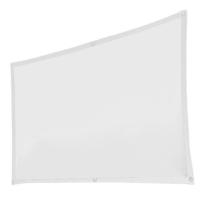 100 Inch White Projector Screen with Setup Kit V1031-PJ-SCN100-884