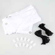 100 Inch White Projector Screen with Setup Kit V1031-PJ-SCN100-884