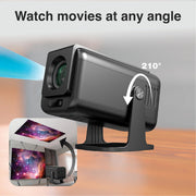 Laser 1080p Android Multi-Angle LED Projector Black V1031-PJ-TUFHA3-065
