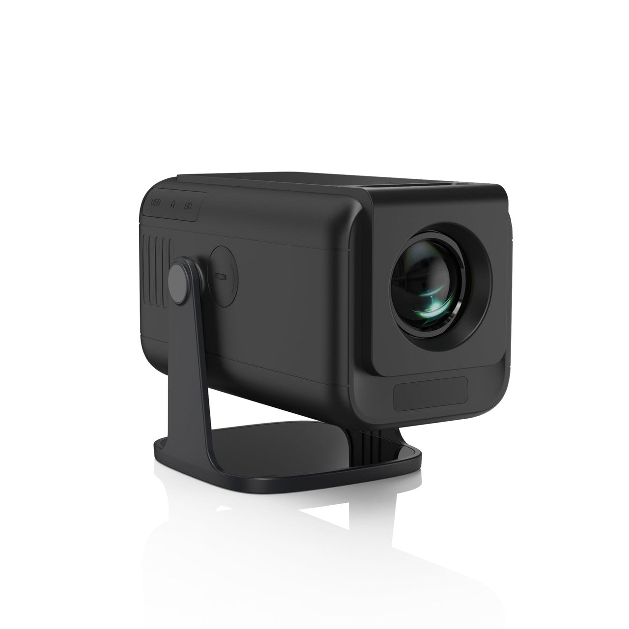 Laser 1080p Android Multi-Angle LED Projector Black V1031-PJ-TUFHA3-065