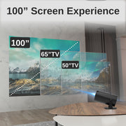 Laser Multi Angle Android LED Projector Black V1031-PJ-TUHDAB-877