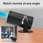Laser Multi Angle Android LED Projector Black V1031-PJ-TUHDAB-877