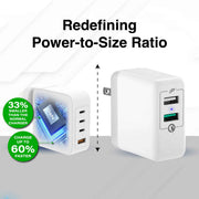 Laser 100W GaN USB-C and USB-A Wall Charger V1031-PW-100WWC-446