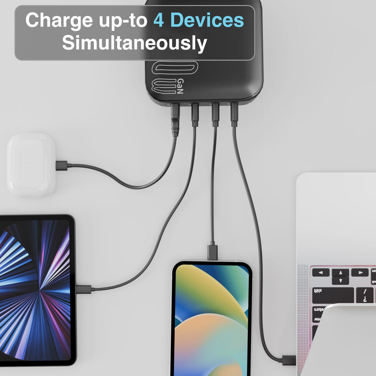 Laser PD3.0 200W GaN Wall Charger Black V1031-PW-200WWC-945
