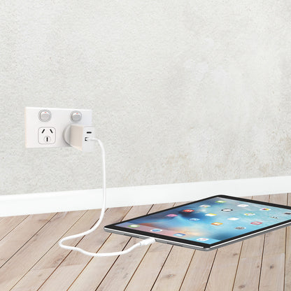 Laser ChargeCore USB-C 30W Dual PD Wall charger V1031-PW-30WWC-DU