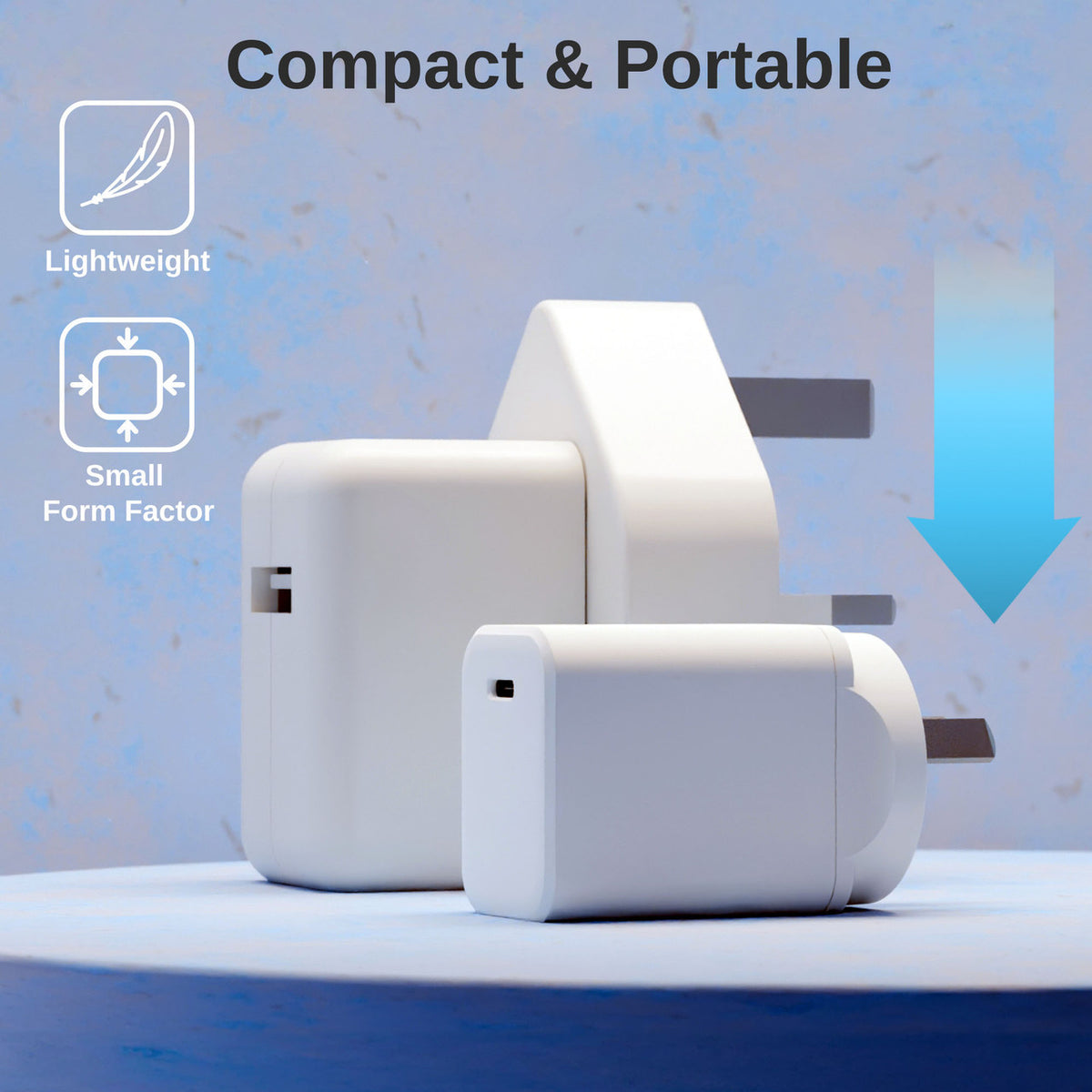 Laser ChargeCore 45W PD GaN USB-C Wall Charger V1031-PW-45WWC-136