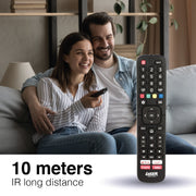 Laser Remote Control for Hisense TV Black V1031-RRE-HS30