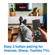 Laser Universal TV Remote for Smart & LED TVs V1031-RRE-LEATV-920