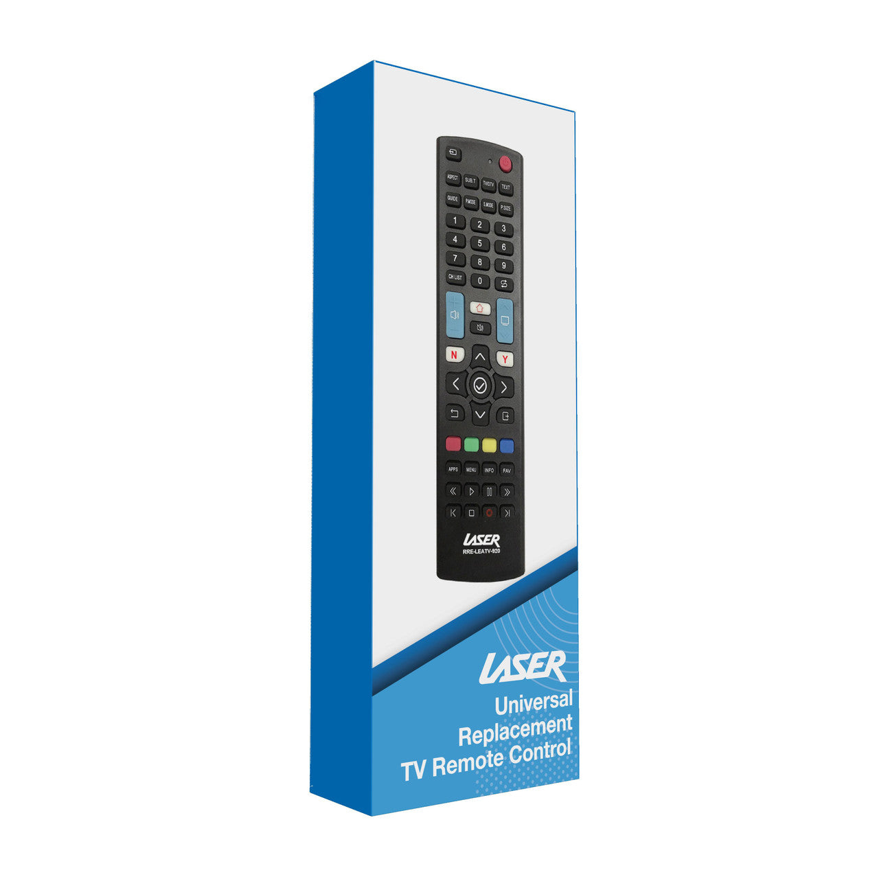 Laser Universal TV Remote for Smart & LED TVs V1031-RRE-LEATV-920