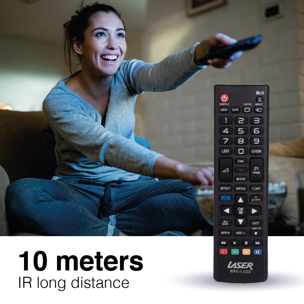 Laser Remote for LG TV V1031-RRE-LG28